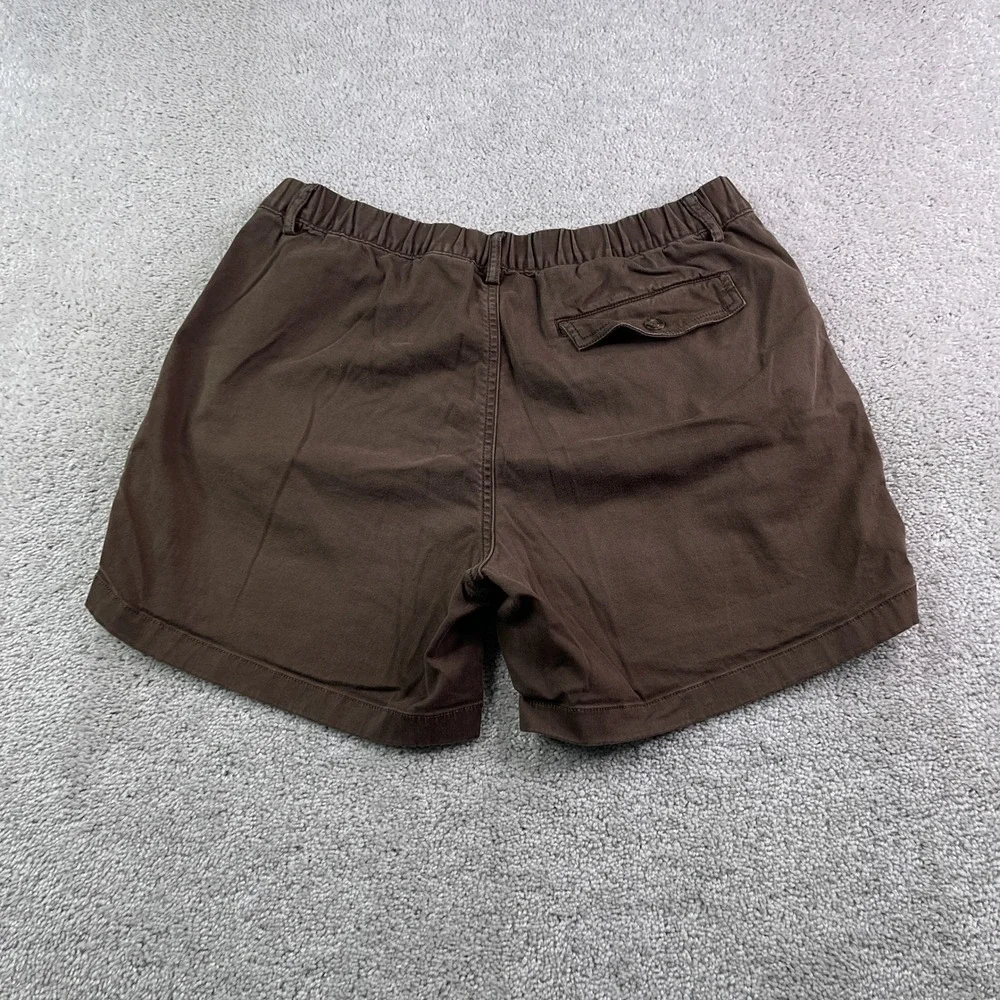 Bearbottom Shorts Mens Large Brown Chino Stretch Elastic Waist 5
